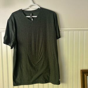 Vuori Men's Dark Green V-Neck T-Shirt